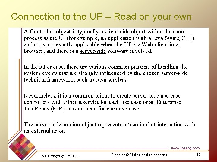 Connection to the UP – Read on your own A Controller object is typically Connection to the UP – Read on your own A Controller object is typically