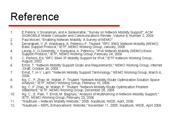 Reference 1. 2. 3. 4. 5. 6. 7. 8. 9. 10. 11. 12. E.