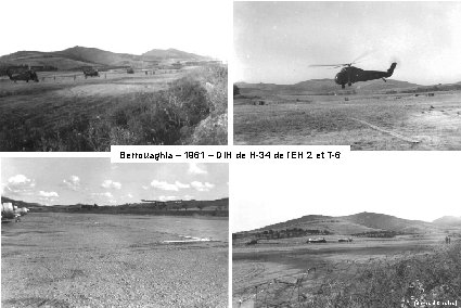 Berrouaghia – 1961 – DIH de H-34 de l’EH 2 et T-6 (Bernard Charles)