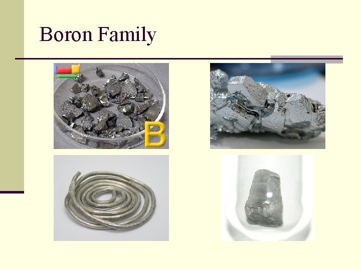 Boron Family 
