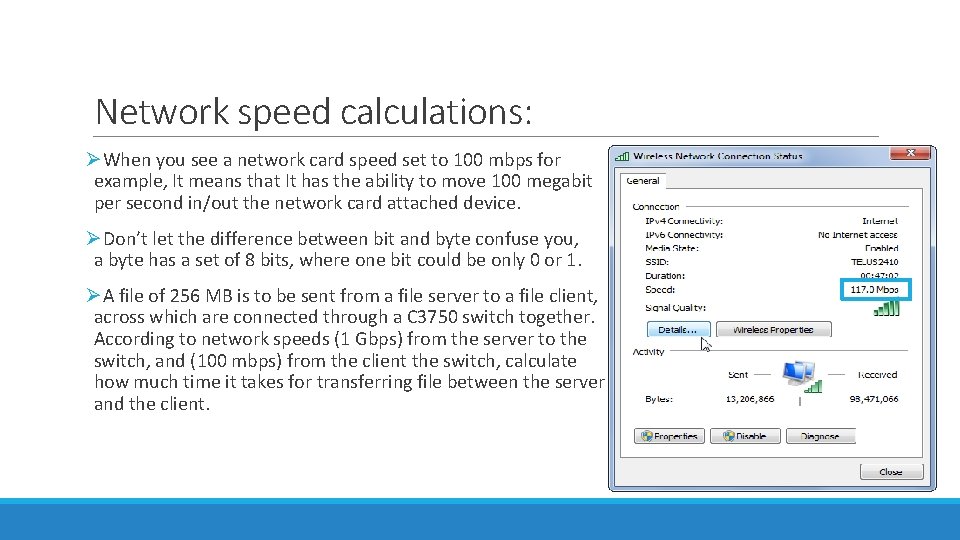 Network Fundamentals NETWOR K FUNDAMENTALS PART 2 Objectives