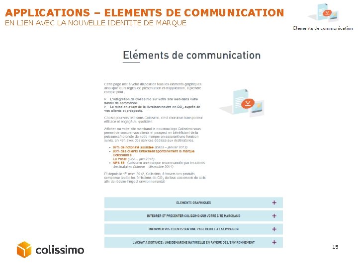 APPLICATIONS – ELEMENTS DE COMMUNICATION EN LIEN AVEC LA NOUVELLE IDENTITE DE MARQUE Mode