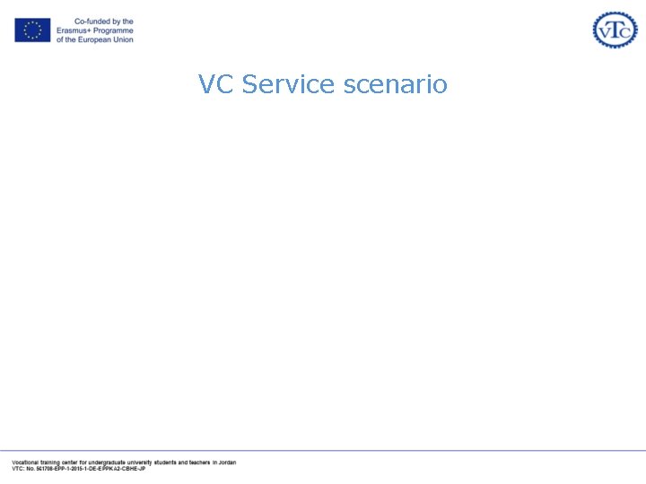 VC Service scenario 