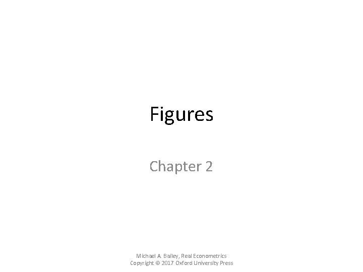 Figures Chapter 2 Michael A. Bailey, Real Econometrics Copyright © 2017 Oxford University Press