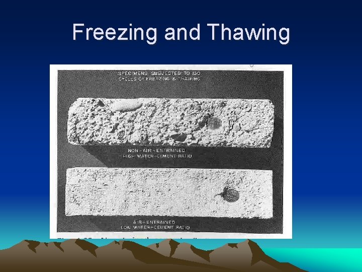 Freezing and Thawing 