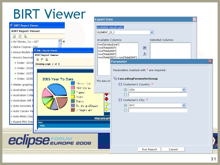 BIRT Viewer 31 