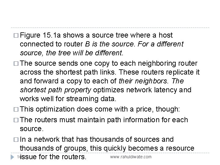 � Figure 15. 1 a shows a source tree where a host connected to