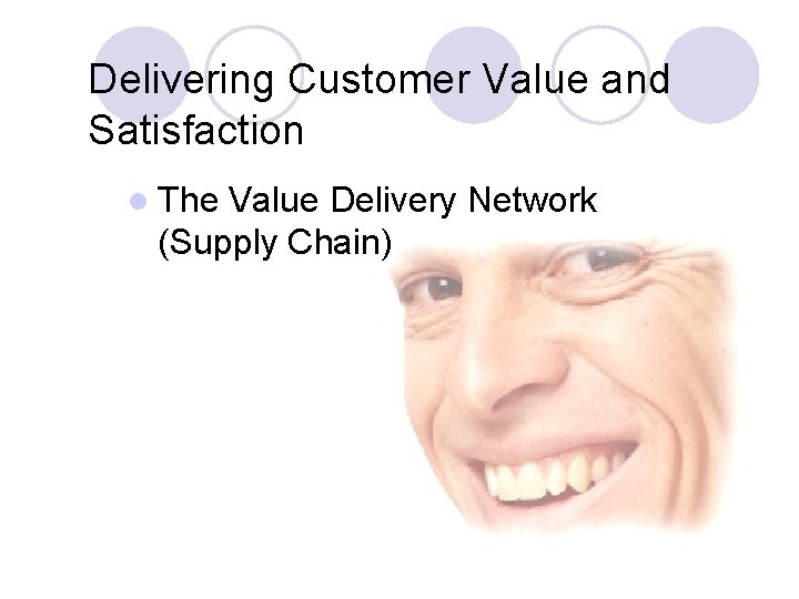 Delivering Customer Value and Satisfaction l The Value Delivery Network (Supply Chain) 
