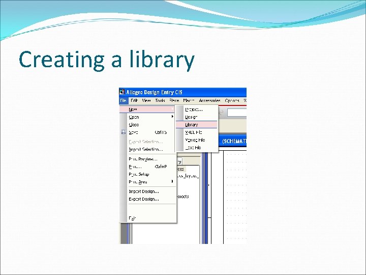 Creating a library 