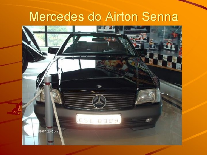 Mercedes do Airton Senna 