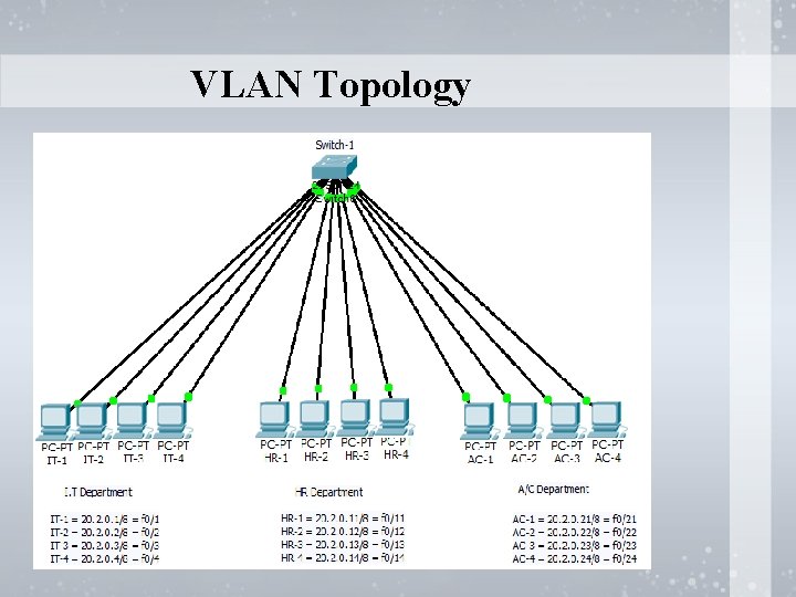 VLAN Topology 