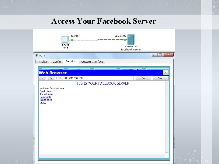 Access Your Facebook Server 