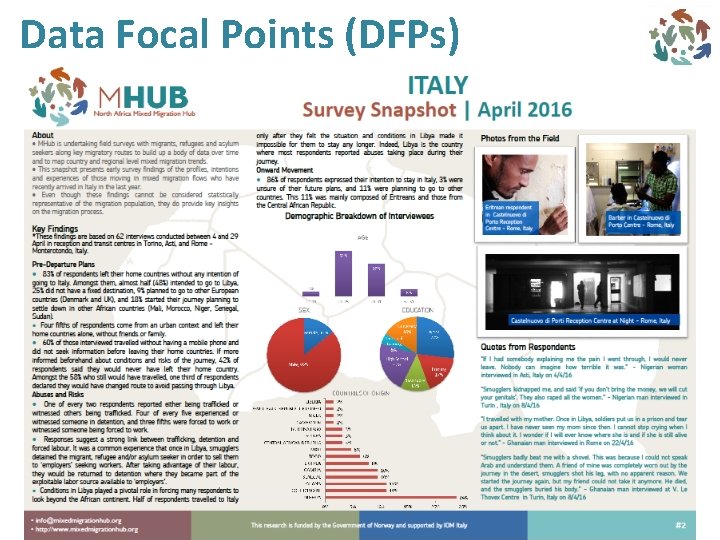 Data Focal Points (DFPs) 