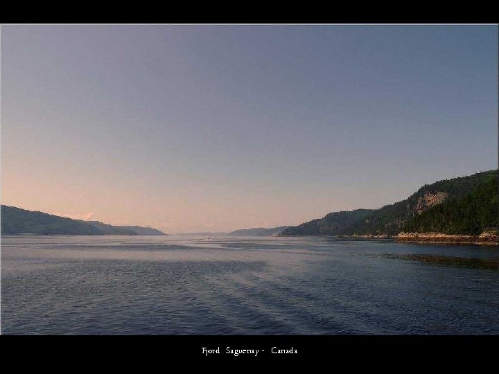 Fjord Saguenay - Canada 