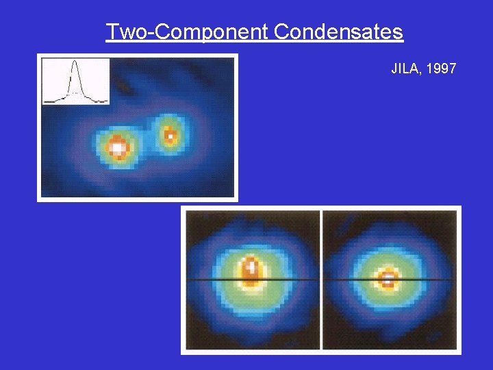 Two-Component Condensates JILA, 1997 