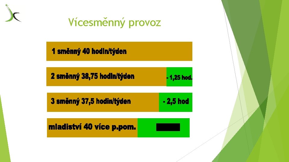 Vícesměnný provoz 