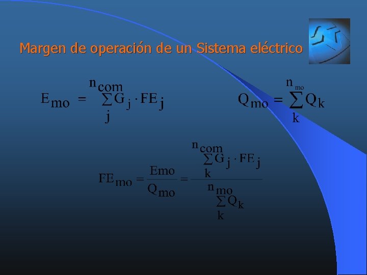 Margen de operación de un Sistema eléctrico 