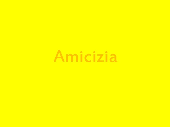 Amicizia 