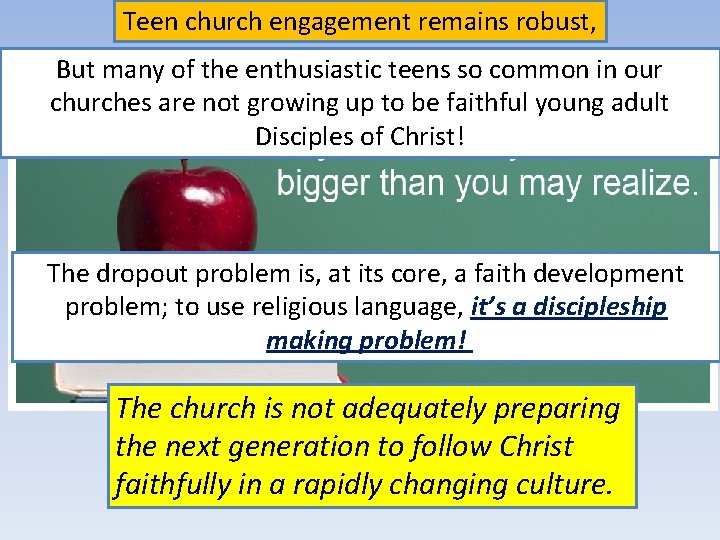 Teen church engagement remains robust, But many of the enthusiastic teens so common in