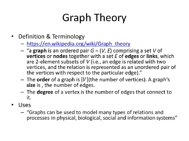 Graph Theory • 