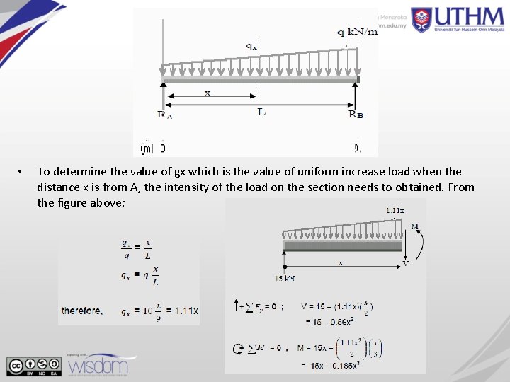  • To determine the value of gx which is the value of uniform