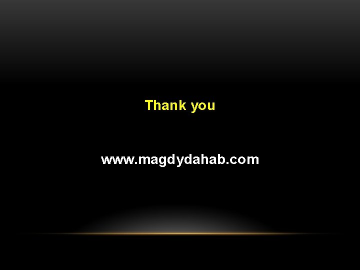 Thank you www. magdydahab. com 