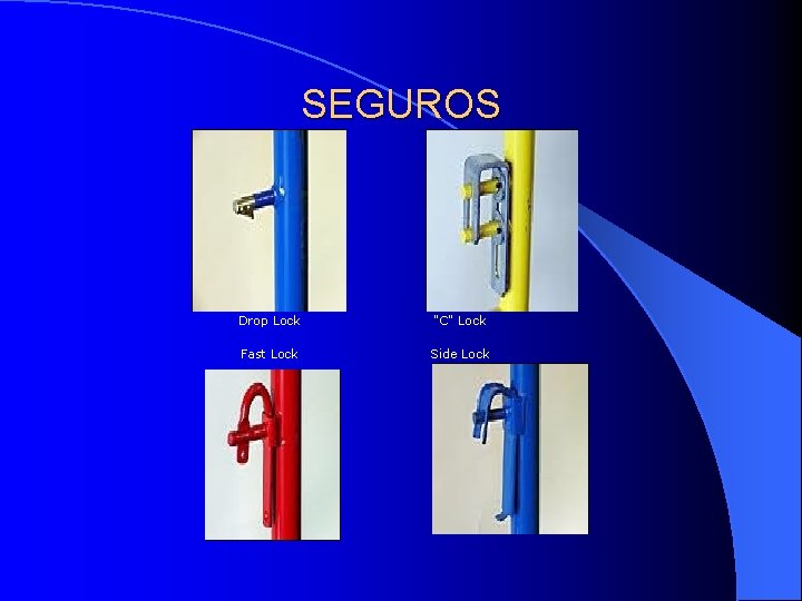 SEGUROS Drop Lock "C" Lock Fast Lock Side Lock 