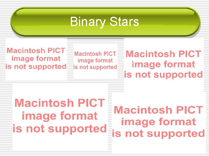 Binary Stars 