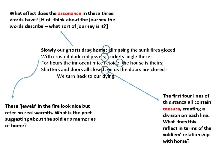 What effect does the assonance in these three words have? [Hint: think about the