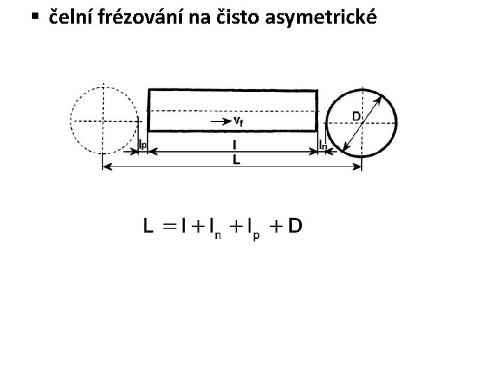 § čelní frézování na čisto asymetrické 