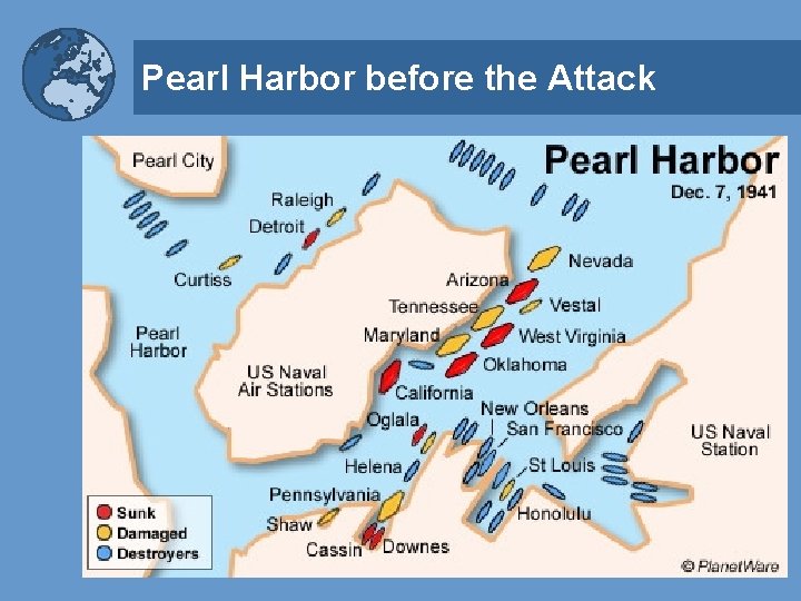 Pearl Harbor before the Attack 