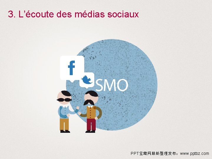 3. L’écoute des médias sociaux PPT宝藏网最新整理发布：www. pptbz. com 