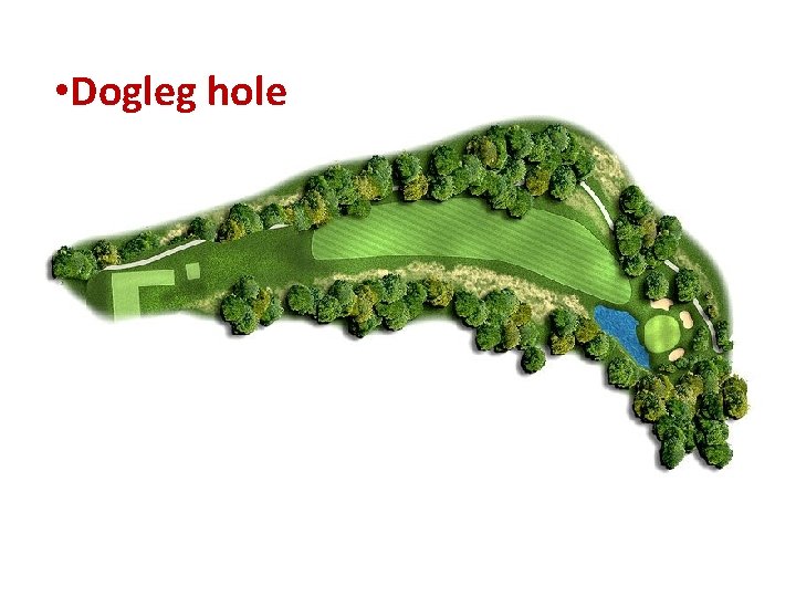 • Dogleg hole   • Dogleg hole