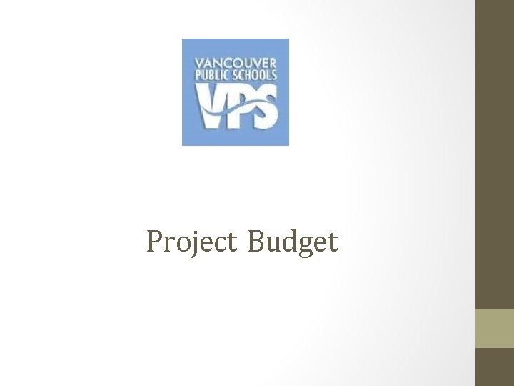 Project Budget 
