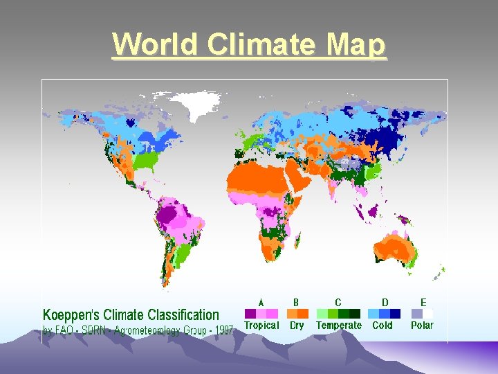 World Climate Map 