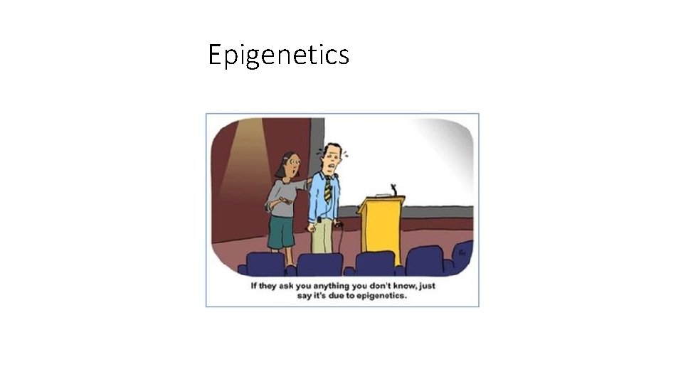 Epigenetics 
