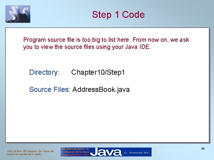 Step 1 Code Program source file is too big to list here. From now