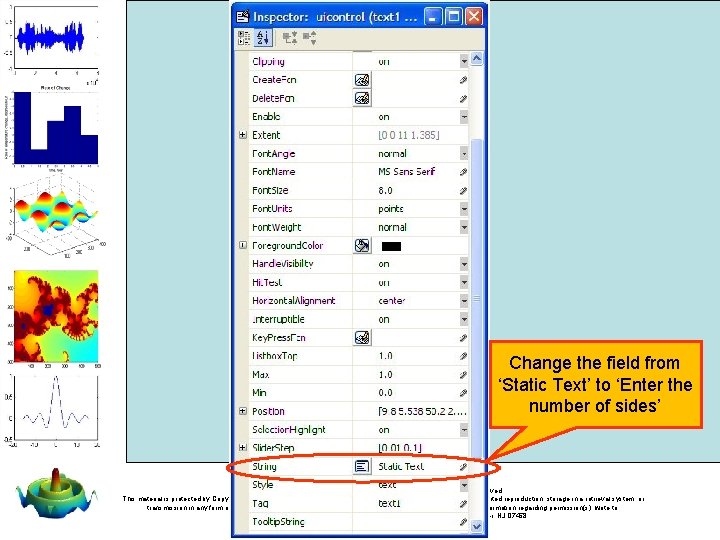 Change the field from ‘Static Text’ to ‘Enter the number of sides’ MATLAB for Change the field from ‘Static Text’ to ‘Enter the number of sides’ MATLAB for