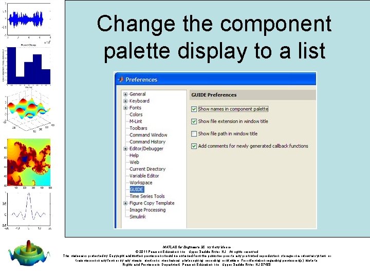 Change the component palette display to a list MATLAB for Engineers 3 E, by Change the component palette display to a list MATLAB for Engineers 3 E, by