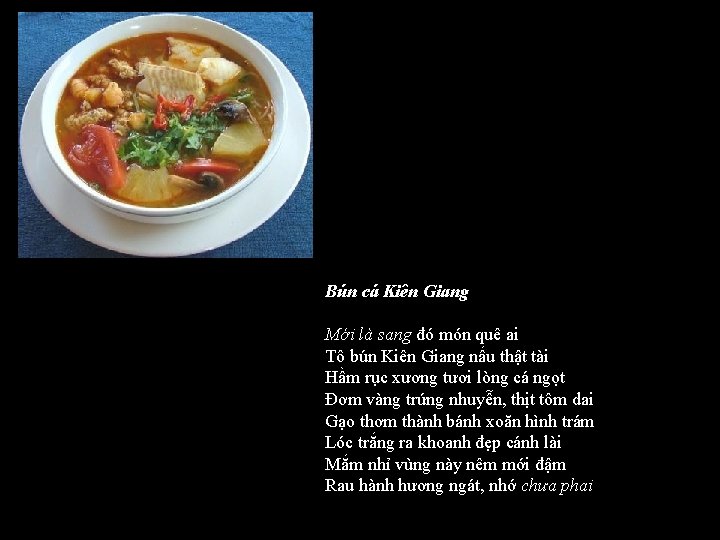 Bún cá Kiên Giang Mới là sang đó món quê ai Tô bún Kiên