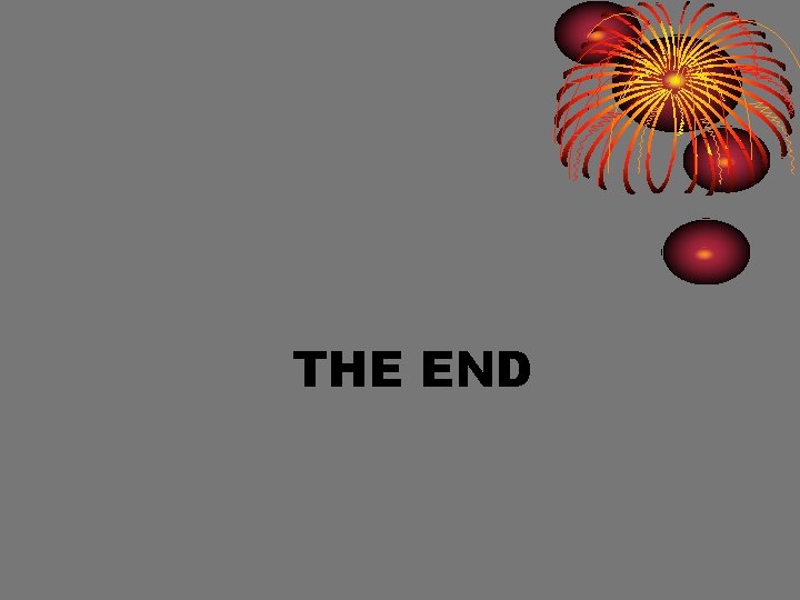 THE END 