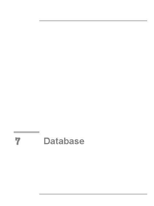 7 Database 