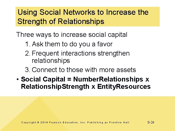Using Social Networks to Increase the Strength of Relationships Three ways to increase social