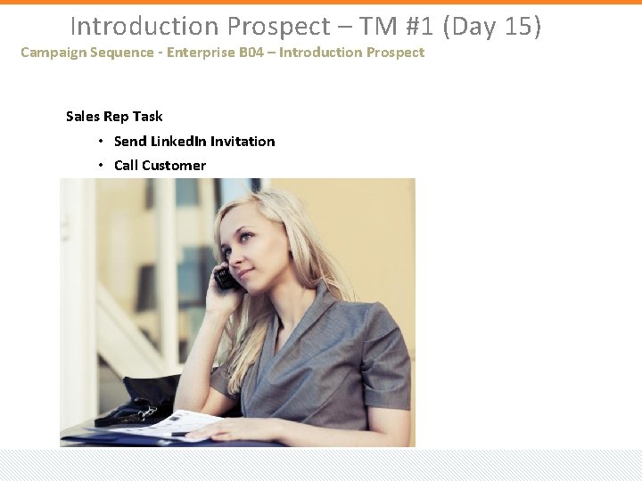 Introduction Prospect – TM #1 (Day 15) Campaign Sequence - Enterprise B 04 –