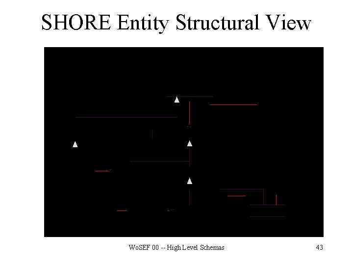 SHORE Entity Structural View Wo. SEF 00 -- High Level Schemas 43 