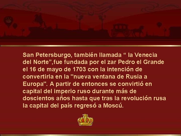 San Petersburgo, también llamada “ la Venecia del Norte”, fue fundada por el zar