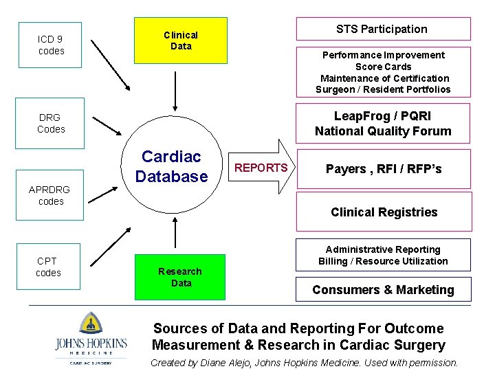 ICD 9 codes STS Participation Clinical Data Performance Improvement Score Cards Maintenance of Certification