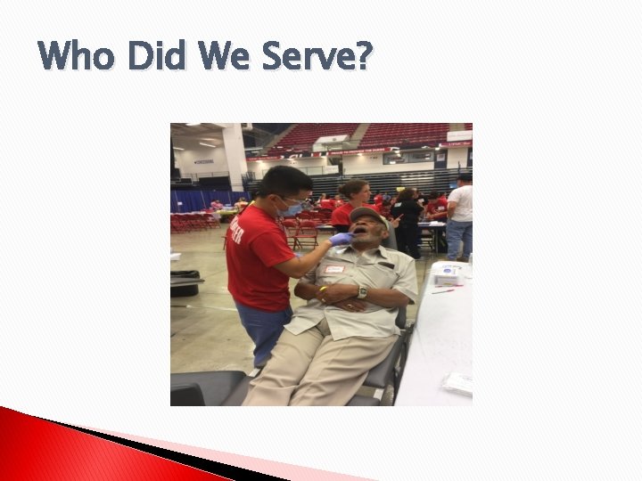 Who Did We Serve? 