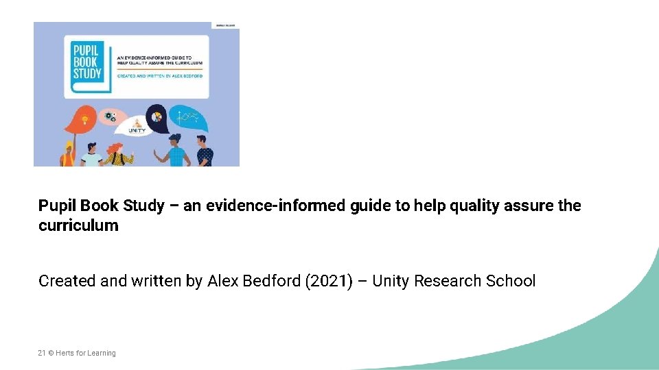 Pupil Book Study – an evidence-informed guide to help quality assure the curriculum Created