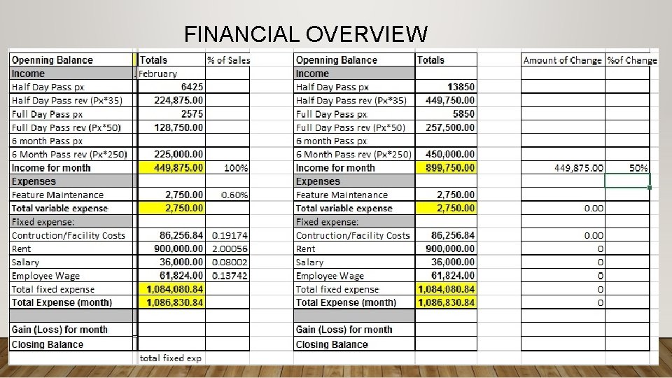 FINANCIAL OVERVIEW 